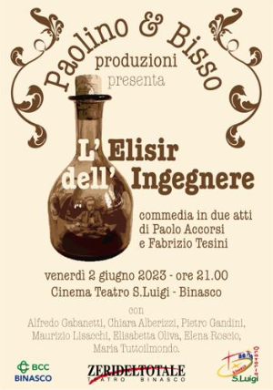 Locandina di Spettacolo teatrale - L'Elisir dell'Ingegnere