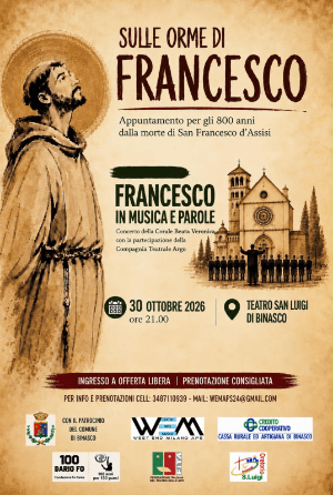 Locandina di Sulle orme di Francesco